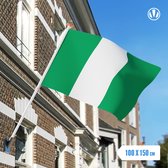 vlag Nigeria 100x150cm - Spunpoly
