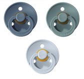 Bibs fopspeen - maat 1 0-6 maanden - 3 stuks -  Island Sea, Baby Blue, Petrol