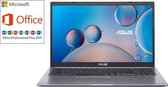 Asus 15 inch laptop - FULL HD (1920*1080) IPS paneel / 4 GB RAM / 512GB SSD / Incl. Office 2019 Professional &  Gratis BullGuard Antivirus (voor 1 jaar)