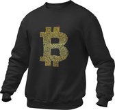 Crypto Kleding - Bitcoin Logo - Trader - Investing - Investeren - Aandelen - Trui/Sweater