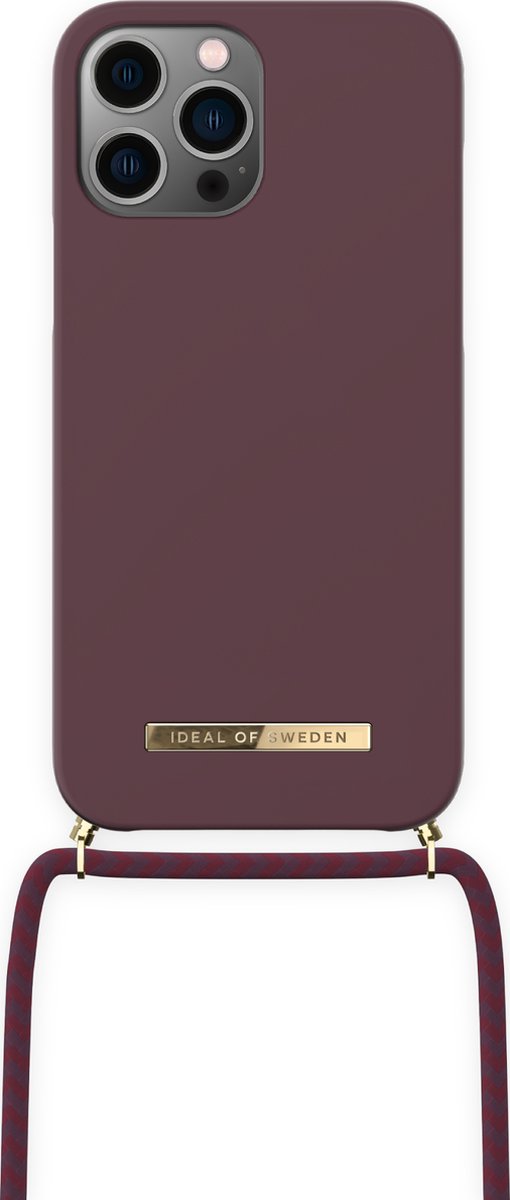 iDeal of Sweden Ordinary Phone Necklace Case iPhone 13 Pro Max Deep Cherry