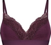 Hunkemöller Lingerie Dames Voorgevormde bh zonder beugel Sophie  - Paars - maat E85