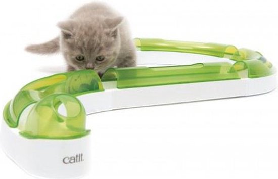 Catit Senses 2.0 Super Circuit - Kattenspeelgoed - Wit/Groen - Catit
