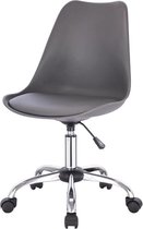 WINONA Verstelbare bureaustoel - Metaal - Grijs - L 48 x D 54 x H 80/90 cm