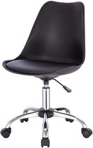 WINONA Verstelbare bureaustoel - Metaal - Zwart - L 48 x D 54 x H 80/90 cm