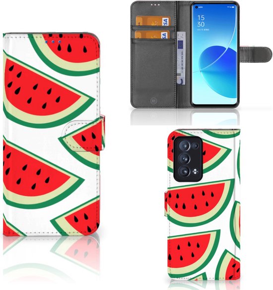 Coque Téléphone OPPO Reno 6 Pro+ 5G Magnétique Etui Housse pour Pastèques