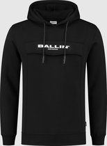 Ballin Amsterdam -  Heren Regular Fit   Hoodie  - Zwart - Maat XS