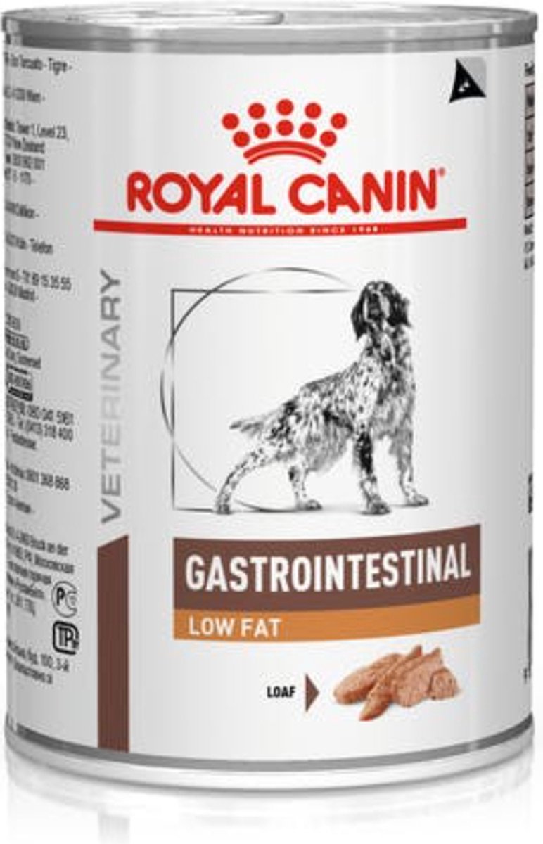 Royal Canin Veterinary Gastrointestinal Low Fat natvoer hond 2 trays (24 x 420 g)