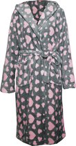 JEMIDI Badjas Mircrofibre voor Dames Meisjes Roze Maat M