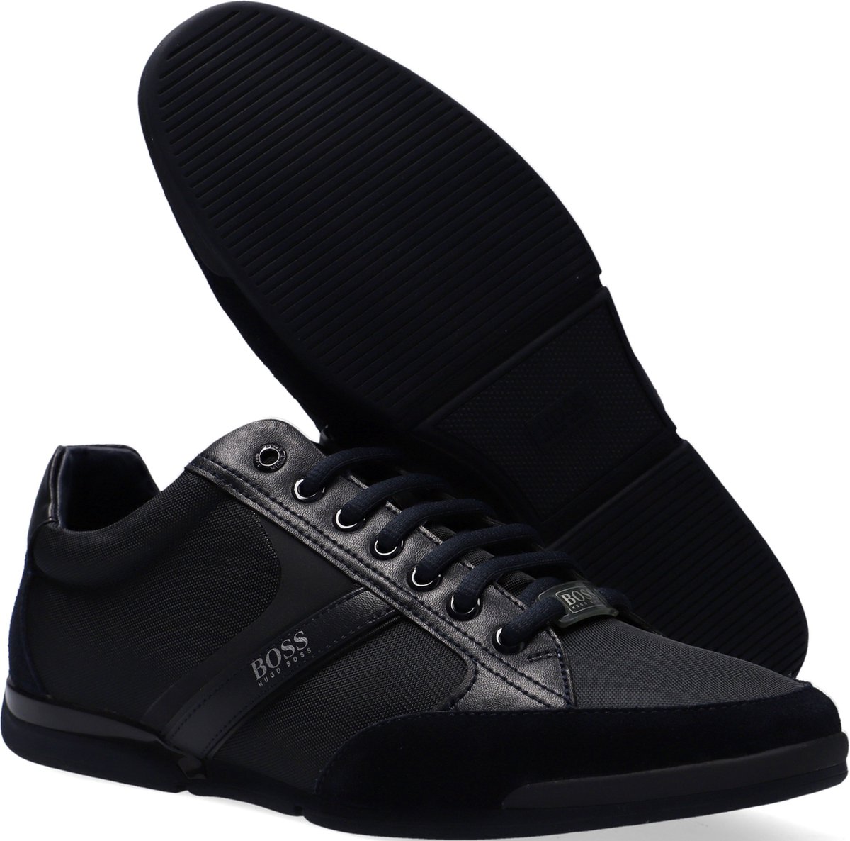 Boss Saturn Lowp Lage sneakers - Heren - Blauw - Maat 41 | bol.com