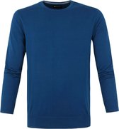 Suitable - Respect Oini Pullover O-hals Petrol Blauw - Maat XL - Slim-fit