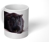 Mok - Koffiemok - Zwarte cavia - Mokken - 350 ML - Beker - Koffiemokken - Theemok