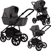 Baby Merc La Noche Grey 3-in-1 Kinderwagen incl. Autostoel LN/06B