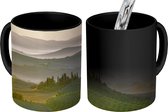 Magische Mok - Foto op Warmte Mok - Landschap - Mist - Toscane - 350 ML