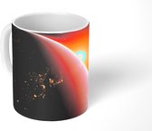 Mok - Zonsopgang boven de aarde - 350 ML - Beker