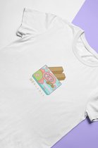 Matcha Kit Kat Greentea T-Shirt | Japanese Kawaii Food | Anime Merchandise | Unisex Maat L Wit