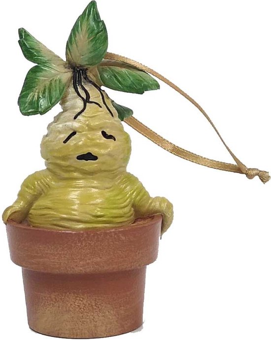 Nemesis Now - Harry Potter - Mandrake Dangerous Plant Hanging Festive Decorative Ornament 9.5cm