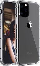 Mobiq - Transparant Schokbestendige iPhone 12 Pro,iPhone 12 hoes | Voor Apple iPhone | Telefoonhoesje | TPU-materiaal | Rugged Clear case | Onbreekbaar