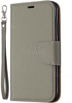 Mobiq - Klassieke Portemonnee Hoes iPhone SE (2020)/8/7 | Grijs,Groen