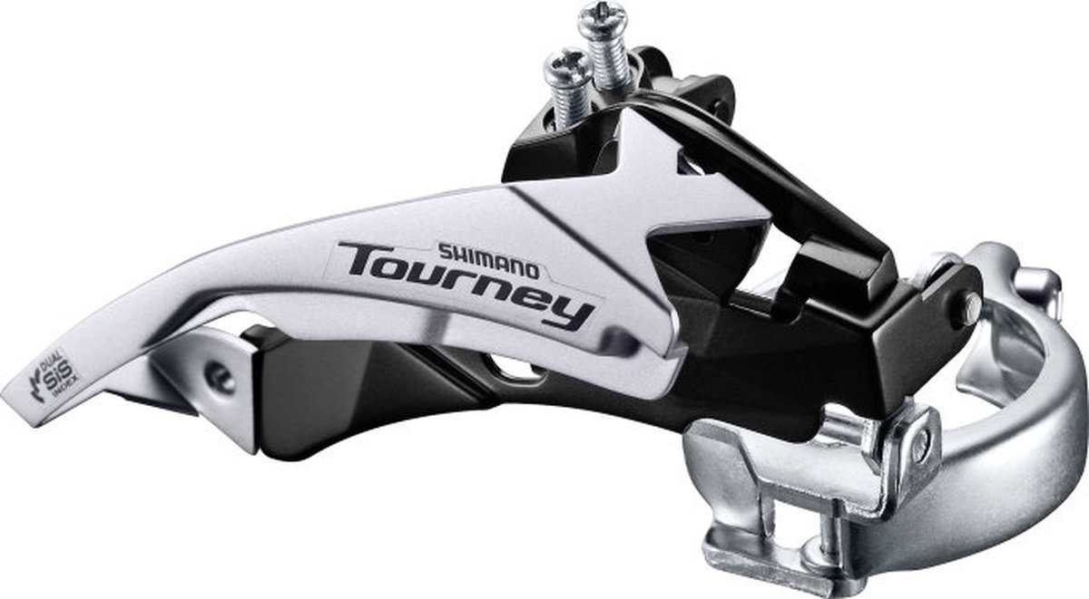 Voorderailleur Shimano Tourney FD-TY510 3x6/7 speed - top swing - dual pull - lage klem - 42T (66-69°)