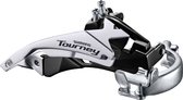 Voorderailleur 3 x 6/7 speed Shimano Tourney FD-TY510 top swing/dual pull - lage klem - 42T (66-69°)