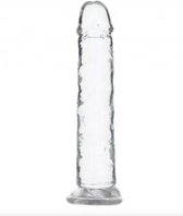 Crystal Addiction - Transparante Dildo - 18 cm - Sextoys - Dildo's  - Dildo - Dildo Normaal