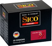 Sico Color Red Condooms - 50 Stuks - Drogist - Condooms - Drogisterij - Condooms