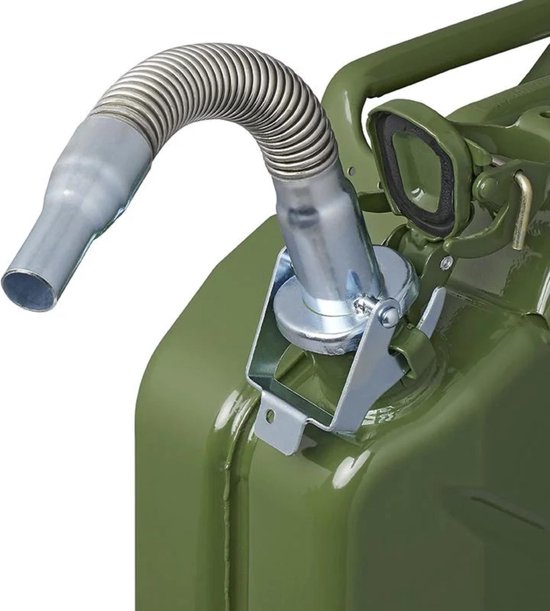 ProPlus Flexibele metalen schenktuit - 28 cm - zilver - voor militaire jerrycans van ProPlus — afbeelding 5