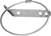 Benson Aanhangwagen Veiligheidskabel - 20 cm - Hulpkoppeling met Strip