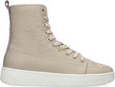 HUB Day Hoge sneakers - Leren Sneaker - Dames - Beige - Maat 38