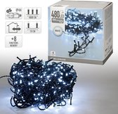 EDM glitterslinger - Kerstsfeer - koud wit licht - 480 LED lampjes - 36 m - 72091