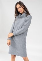 DEELUXE Trui jurk met colMILA Anthra Mel