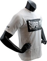 Super Pro T-Shirt S.P. Block-Logo Wit/Zwart maat 152