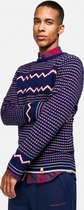 Trui Wol Jacquard Print Navy (9221 - 190 - 699)