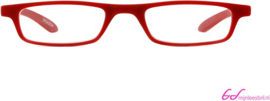 I Need You - The Frame Company Lentilles de contact Lunettes de lecture ZIPPER rouge +1.00 dpt