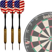 USAdarts - 3 Stevige Complete Dartpijlen - Darts Accessoires - Dartset - Dartpijlen - Darts Pijlen - Darts Flights - Darten - PROFESSIONEEL - 3 Pijlen