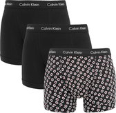 Calvin Klein 3P stars trunks zwart - S