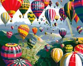 Paint By Numbers Luchtballonnen - Schilderen op Nummer - 40x50cm - Volwassenen - Stipco
