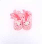 1638-11157  Babyartikel schoen rose 8 cm