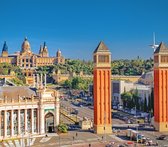 Venetiaanse torens op het Plaça d'Espanya in Barcelona - Fotobehang (in banen) - 250 x 260 cm