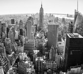 Het Empire Stat Building in de skyling van New York CIty - Fotobehang (in banen) - 450 x 260 cm