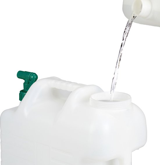 Relaxdays jerrycan met kraan - voor drinkwater - BPA-vrij - water