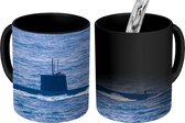 Magische Mok - Foto op Warmte Mok - Een onderzeeboot op de zee - 350 ML