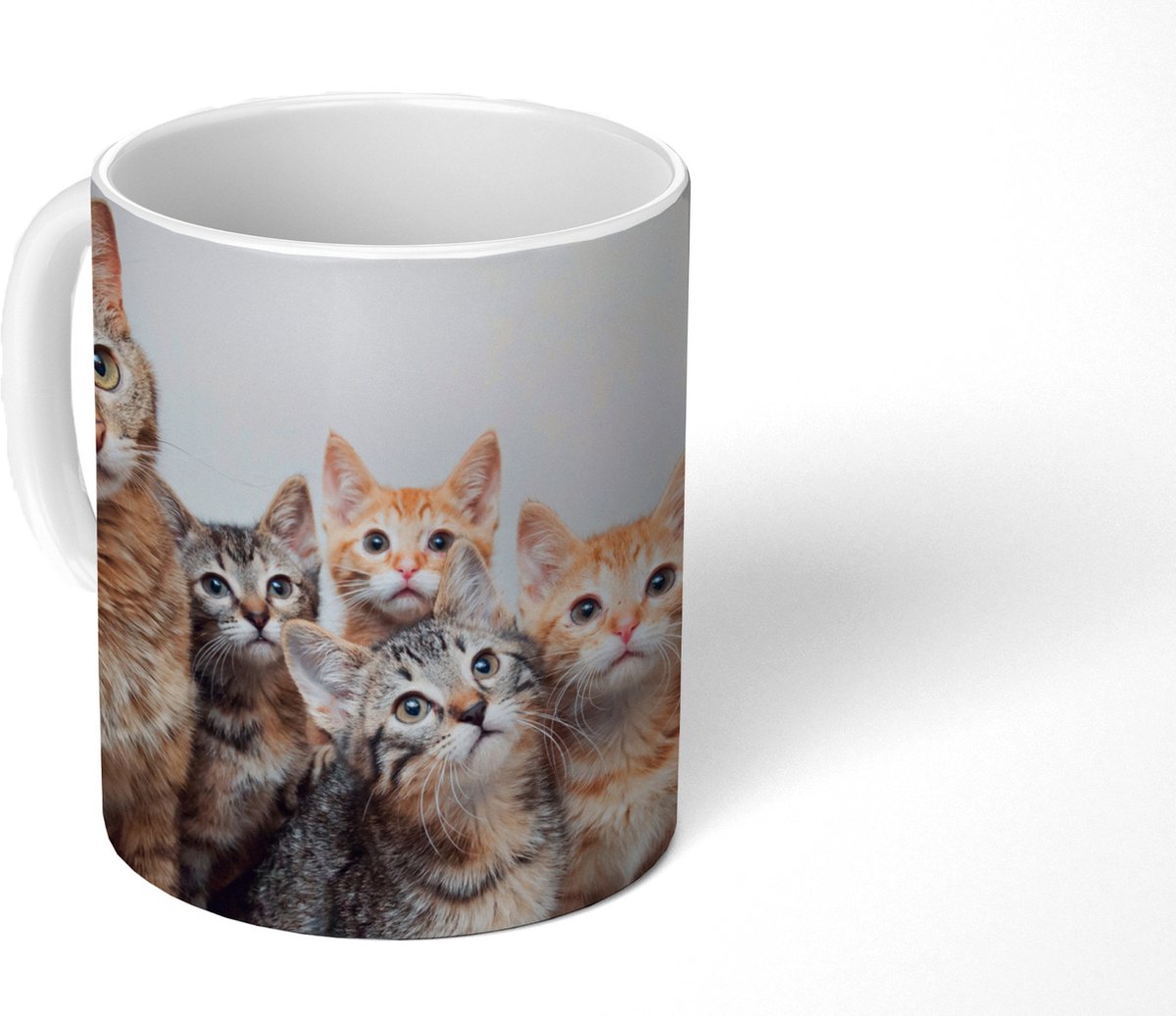 Mok - Koffiemok - Kat - Kittens - Vacht - Mokken - 350 ML - Beker - Koffiemokken - Theemok