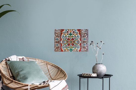 Stickers muraux - Tapis Persan - Tapis - Motifs - Couleurs - 30x20 cm - Film Adhésif