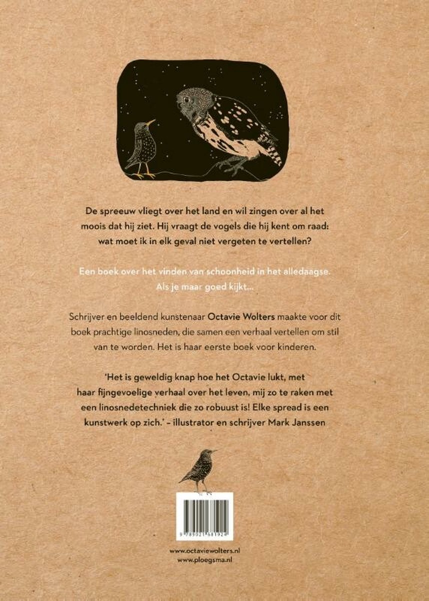 Het lied van de spreeuw - back cover