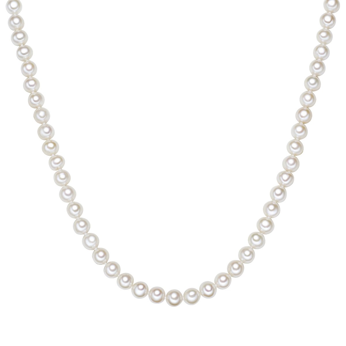 Valero Pearls Zilveren ketting Sterling zilver Gekweekte zoetwaterparels wit
