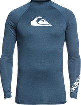 Quiksilver - UV-zwemshirt voor heren - Longsleeve - All Time - Grijsblauw - maat XS