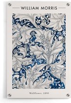 Walljar - William Morris - Wallflower - Muurdecoratie - Plexiglas schilderij