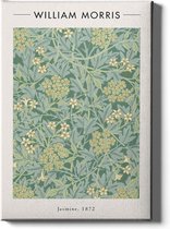 Walljar - William Morris - Jasmine II - Muurdecoratie - Canvas schilderij